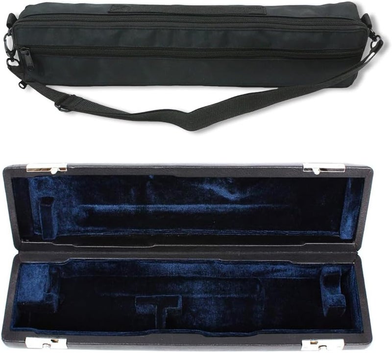 ModouString Store Flute Case 17 Hole with Carrying Bag, Adjustable Strap PU Leather Soft Interior with Nice Protection, Strong & Durable (17 hole-bag) - Image 1